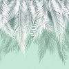 Фотообои Citydecor Пальмовые листья (бирюзовый) 300x270