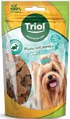 Лакомство для собак Triol Мини-косточки из кролика для мини-собак (50 г)