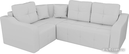 Угловой диван Mebelico Кембридж угловой 108830 (левый, экокожа, белый)