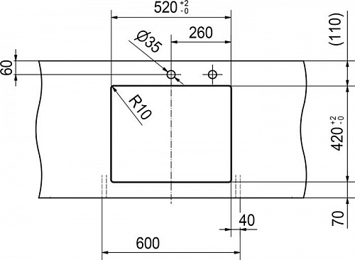Кухонная мойка Franke Kubus 2 KNG 110-52 125.0512.505 (миндаль)
