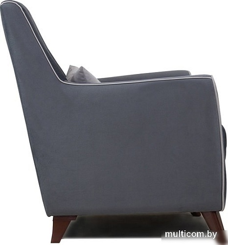 Интерьерное кресло Нижегородмебель Френсис ТК 267 (офелия/амиго велюр, темно-серый)