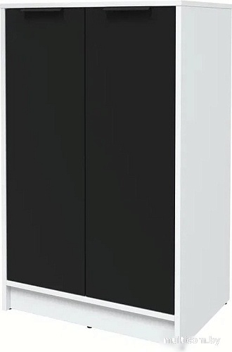 Тумба Интерлиния Концепт КТ-Т64 (черный/белый платинум)