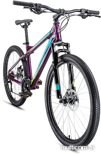 Велосипед Forward Flash 26 2.0 disс (сиреневый, 2019)