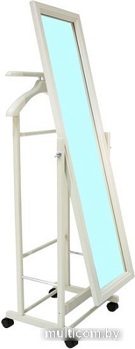 Стойка для одежды Импэкс Leset Сиэтл с зеркалом (белый)