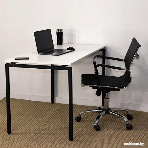 Стол Millwood Лофт Сиэтл ДТ-5 160x70x75 (белый/черный)