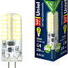 Светодиодная лампочка Uniel LED-JC-12/3W/3000K/G4/CL SIZ05TR UL-00010366