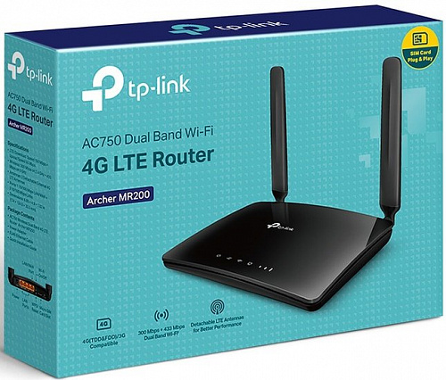 4G Wi-Fi роутер TP-Link Archer MR200 v5