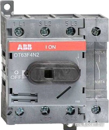 Выключатель нагрузки ABB OT63F4N2 63А 4P 4M 1SCA105365R1001
