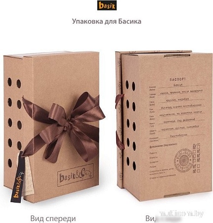 Классическая игрушка BUDI BASA Кот Басик и шарф в клеточку 747255