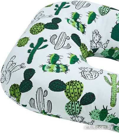 Подушка для беременных Amarobaby Кактусы AMARO-40U-K (зеленый)