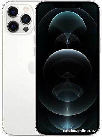 Смартфон Apple iPhone 12 Pro Max 256GB Воcстановленный by Breezy, грейд B (серебристый)