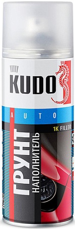 Автомобильный грунт Kudo 1К акриловая KU2201 520мл (серый)