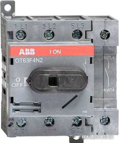 Выключатель нагрузки ABB OT63F4N2 63А 4P 4M 1SCA105365R1001