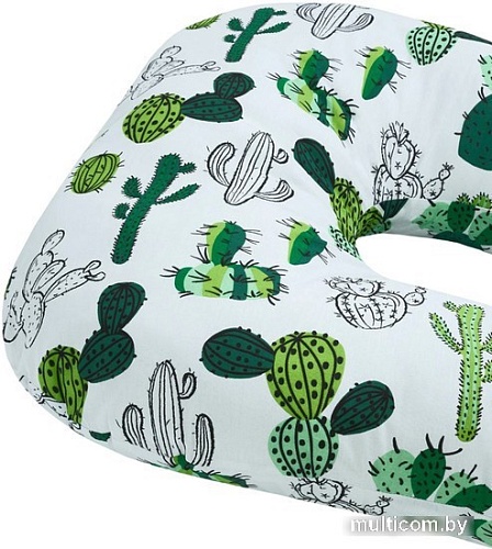 Подушка для беременных Amarobaby Кактусы AMARO-40U-K (зеленый)
