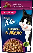 Пресервы Felix Sensations в желе с уткой и шпинатом 75 г