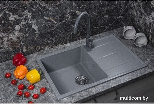 Кухонная мойка AV Engineering Benefit AVE730470SLA (серебристый)