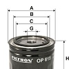 Масляный фильтр Filtron OP 615