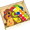 Мозаика/пазл WoodLand Toys Ежик и сова 067305