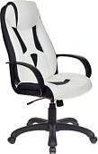 Кресло Бюрократ VIKING-8/WH+BLACK (белый/черный)