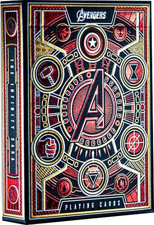Игральные карты United States Playing Card Company Theory 12 Avengers Red Edition T1151