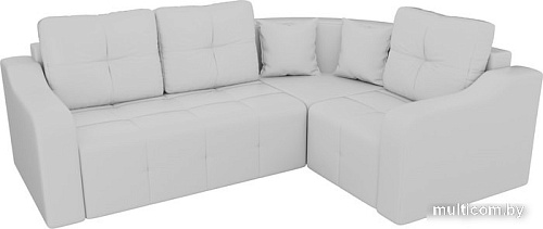 Угловой диван Mebelico Кембридж угловой 108830 (правый, экокожа, белый)