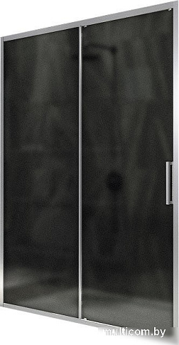 Душевая дверь MaybahGlass 195x150 MGD-1289-5 (графит матовый стекло/хром матовый)