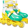 Роликовые коньки Ricos Kudo PW-128 M (р. 35-38, бирюзовый/желтый)
