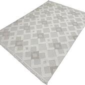 Ковер для жилой комнаты Radjab Carpet Поло Прямоугольник EN 261 12452RK (0.8x1.5, Cream/Beige)