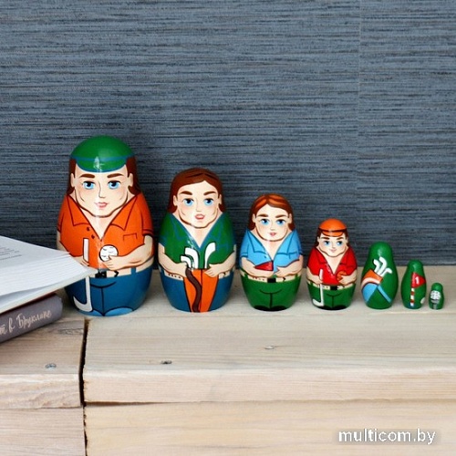 Развивающая игрушка Брестская Матрешка Гольф (набор 7 шт)