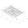 Варочная панель Korting HG7115CTRI