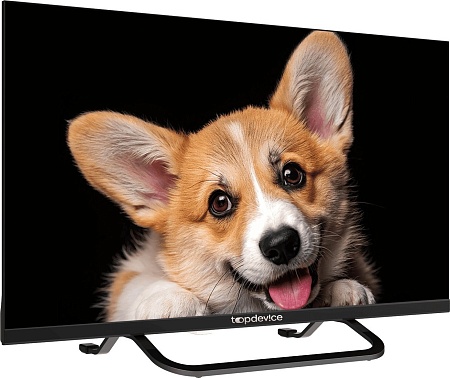 Телевизор Topdevice 24" SMART TV YаOS 03 (черный)