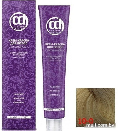 Крем-краска для волос Constant Delight Crema Colorante с витамином С 10/0