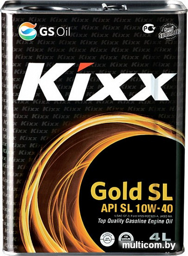 Моторное масло Kixx GOLD SL 10W-40 4л