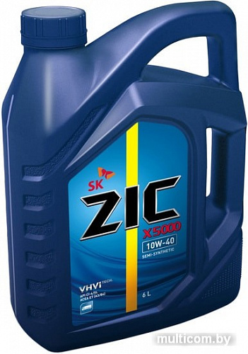 Моторное масло ZIC X5000 10W-40 6л