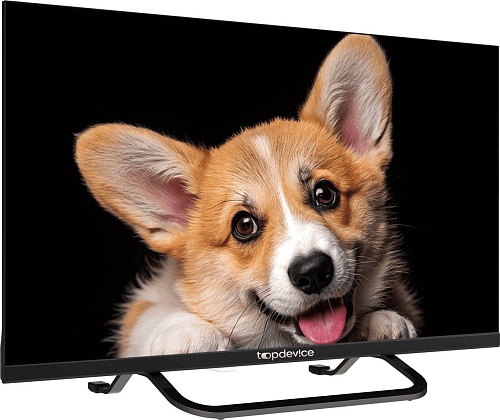 Телевизор Topdevice 24&quot; SMART TV YаOS 03 (черный)