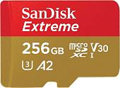 Карта памяти SanDisk Extreme microSDXC SDSQXAV-256G-GN6MN 256GB