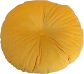Декоративная подушка Sled Круглая 40x40x10 (желтый)