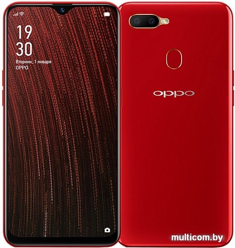 Смартфон Oppo A5s (красный)