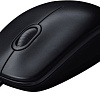 Мышь Logitech M100 (черный, обновленный дизайн)