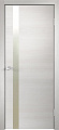 Межкомнатная дверь Velldoris Techno Z1 90x200 (дуб белый поперечный, зеркало матированное)