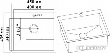 Кухонная мойка Asil AS 252 F