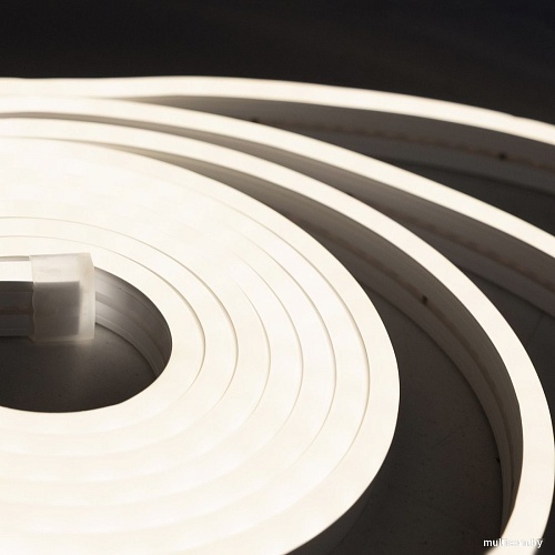 Гибкий неон AKS 9.6W/m 12V (5м, нейтральный белый)