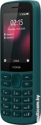 Мобильный телефон Nokia 215 4G (бирюзовый)