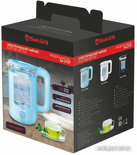 Электрический чайник Sakura SA-2737W