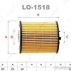 Масляный фильтр LynxAuto LO-1518