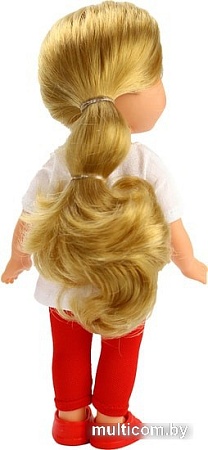 Кукла Весна Ася с бульдожкой 28 см