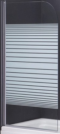 Стеклянная шторка для ванны Saniteco SN-21-Line 140x80