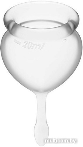 Менструальная чаша Satisfyer Feel Good (прозрачный)