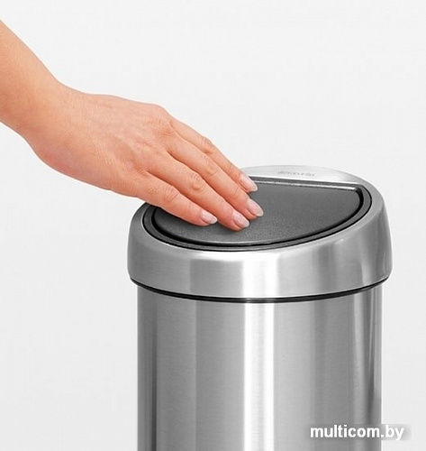 Brabantia Touch Bin 3 л (стальной с защитой отпечатков)