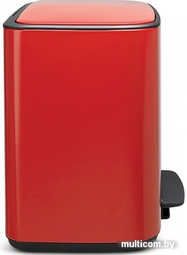 Brabantia Bo Pedal Bin 11л + 23л (пламенно-красный)